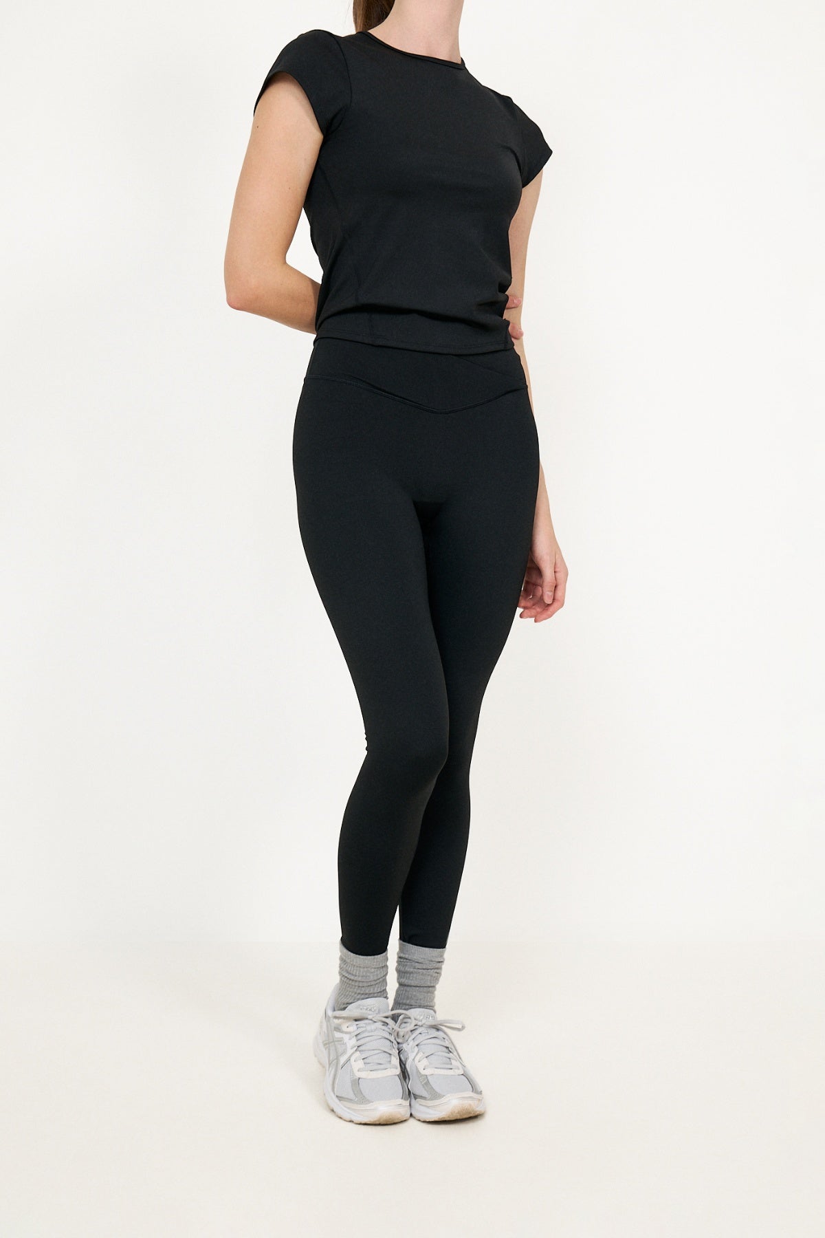 Sabina Wrap Leggings - Black