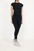 Sabina Wrap Leggings - Black