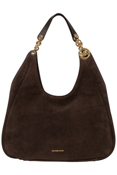 Lg Trpl Compt Shldr Tote - Chocolate