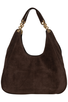 Lg Trpl Compt Shldr Tote - Chocolate