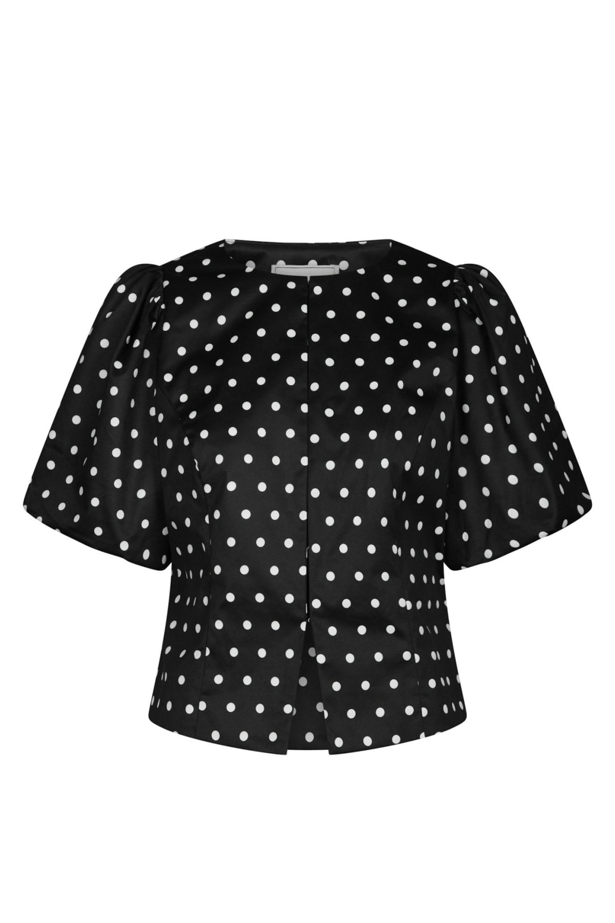 Anela Dot Blouse - Black