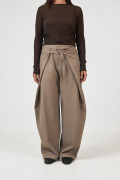 Zanya Structure Pants - Taupe