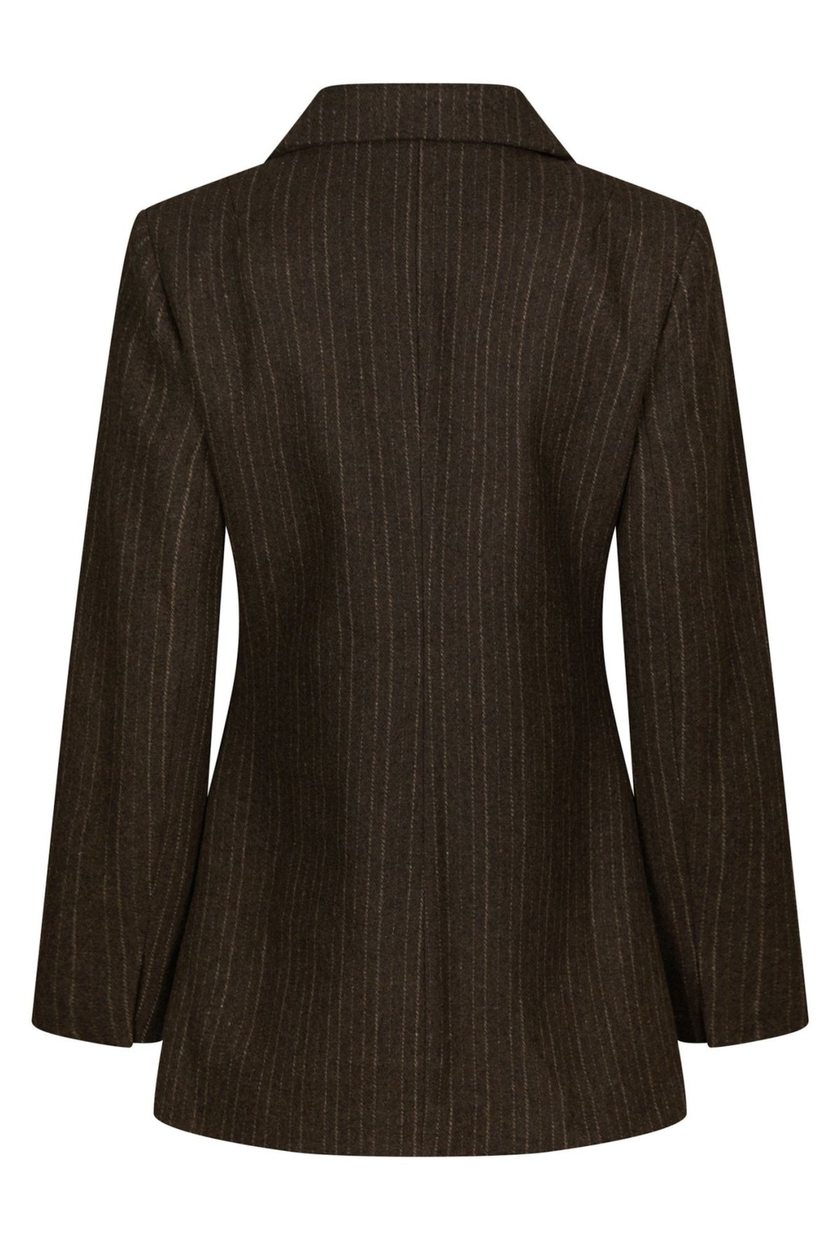 Bowie Stripe Blazer - Brown