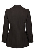 Bowie Herringbone F Blazer - Dark Brown