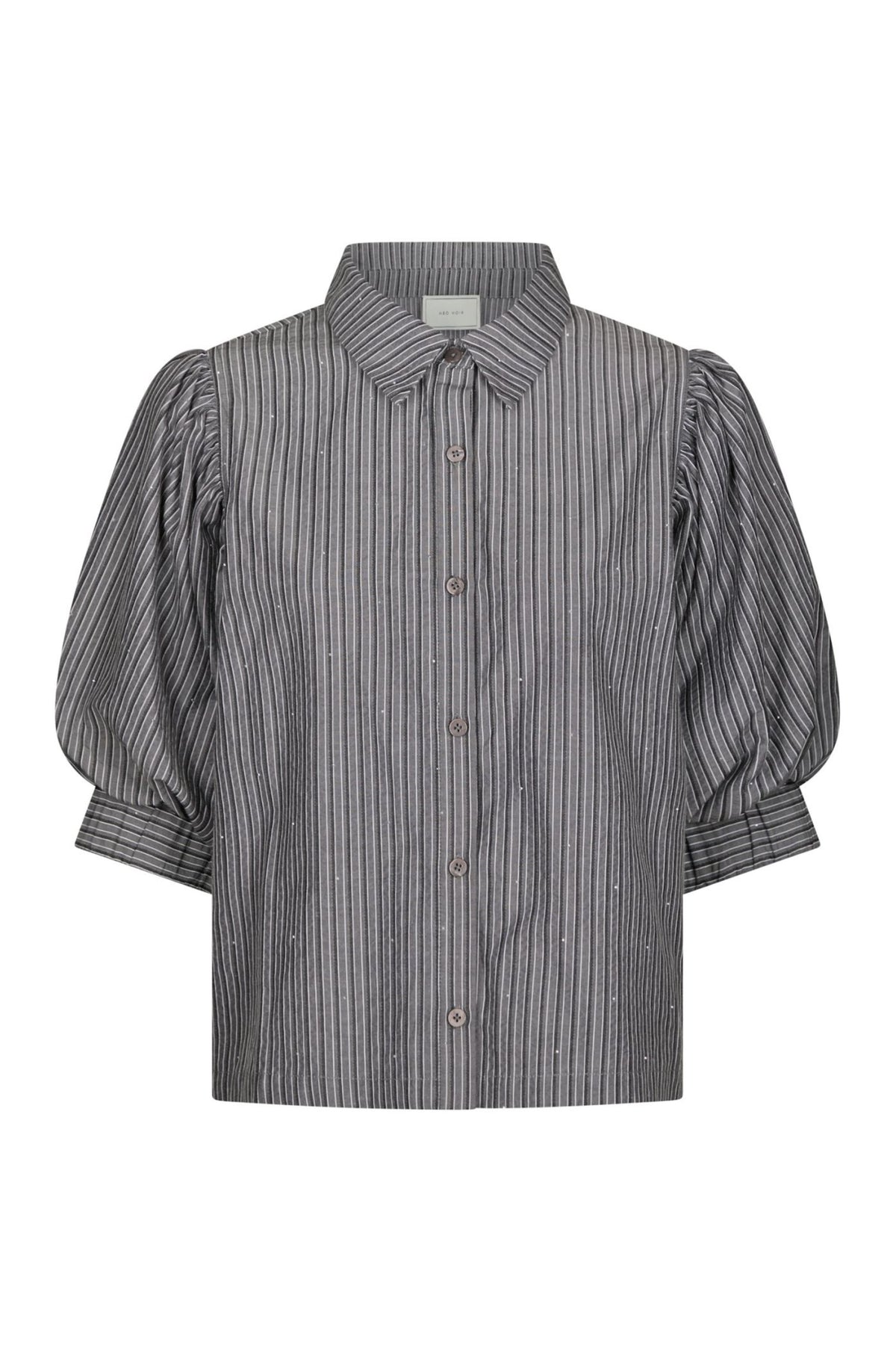 Etta Stripe B Shirt - Dark Grey