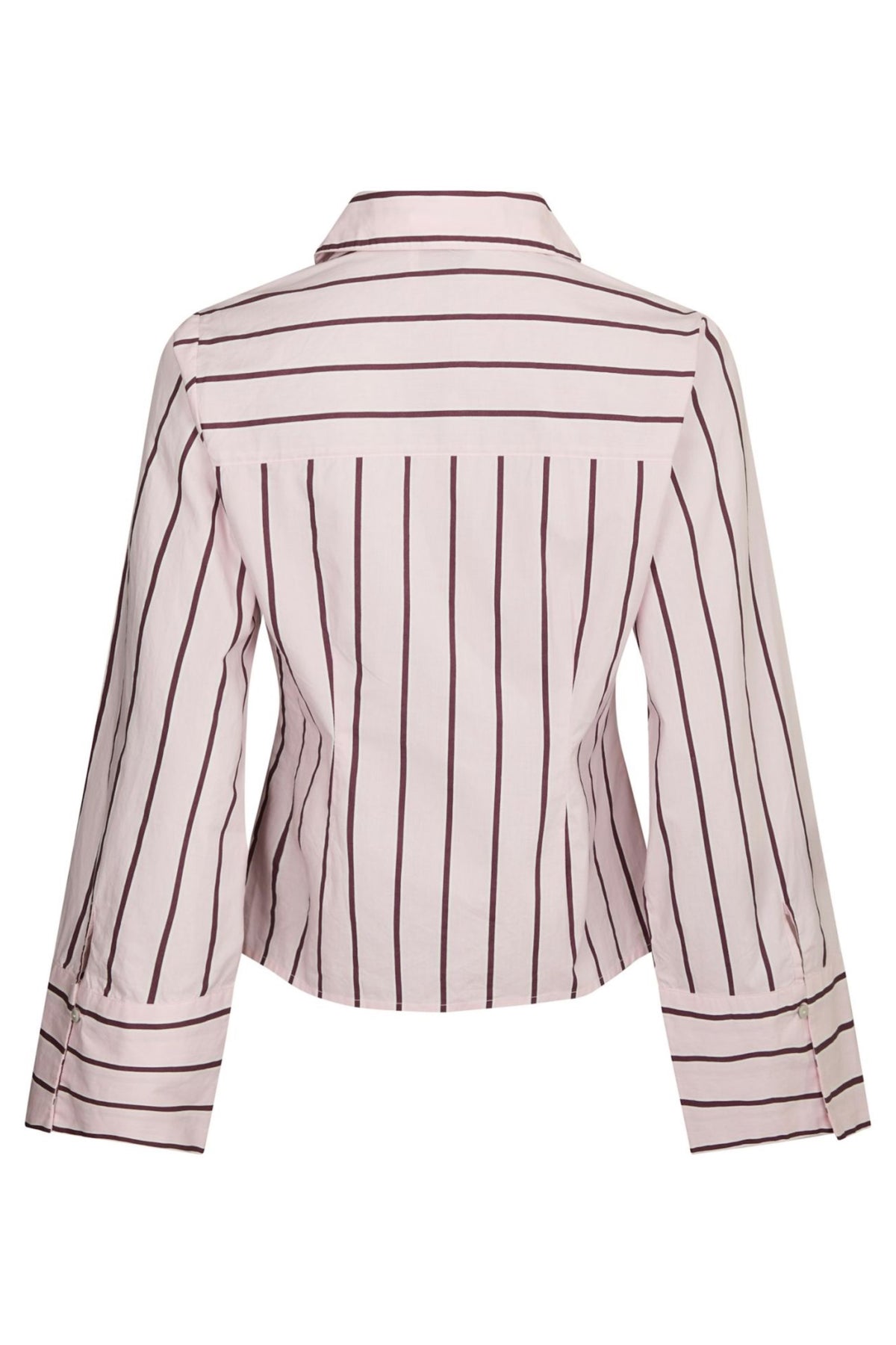 Rosa Wide Stripe Shirt - Light Pink