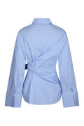 Helisa Stripe Shirt - Light Blue