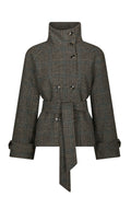 Munet Check Jacket - Dark Grey