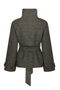 Munet Check Jacket - Dark Grey