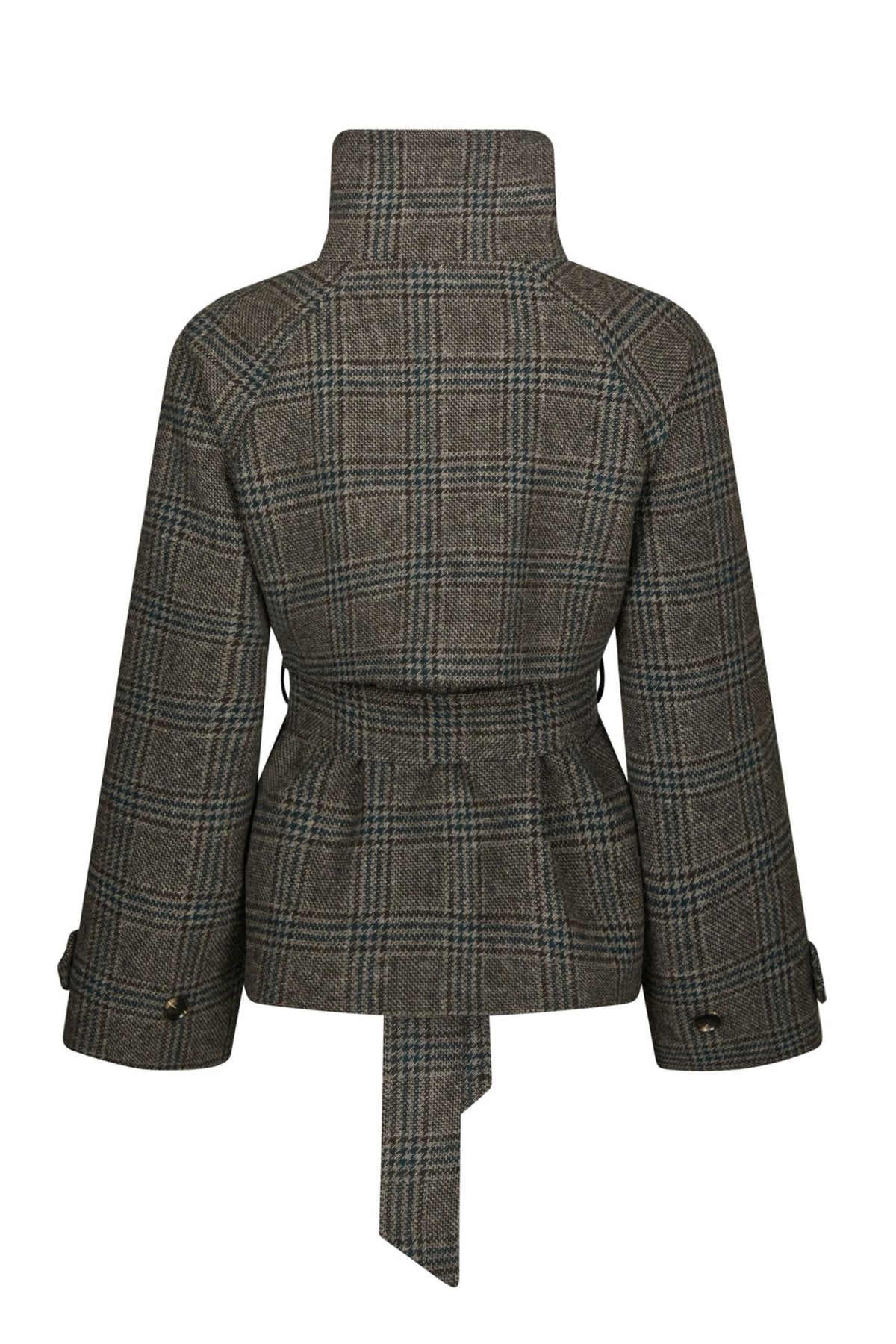Munet Check Jacket - Dark Grey