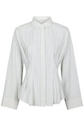 Lytra Double Stripe Shirt - White Stripe