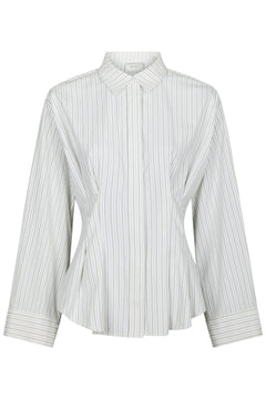 Lytra Double Stripe Shirt - White Stripe