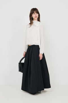 Dorellie Dot Blouse - Off White