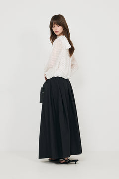 Dorellie Dot Blouse - Off White