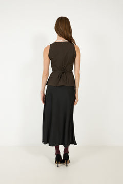 Nassa Structure Top - Dark Brown