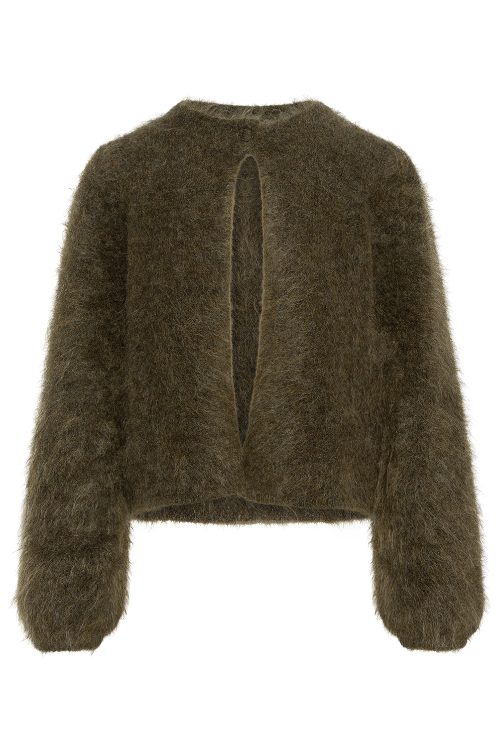 Amelia Chunky Cardigan - Moss Green