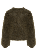 Amelia Chunky Cardigan - Moss Green
