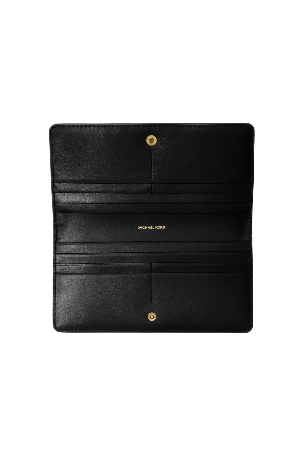 Bryant Large Pebbled Leather Snap-Front Wallet - Black