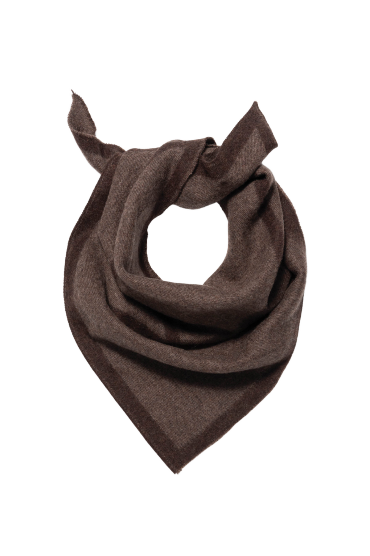 Triangle Scarf Small - Tobacco/Cacao