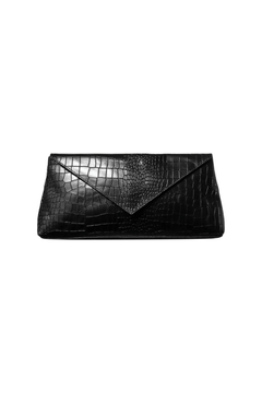 Onyx Clucth - Black Croc