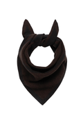 Halsduk Triangle Scarf Small Tobacco / Black