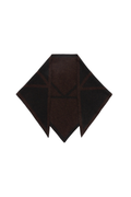 Halsduk Triangle Scarf Small Tobacco / Black
