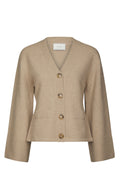 Pixie Knit Cardigan - Warm Grey
