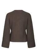 Pixie Knit Cardigan - Brown Melange