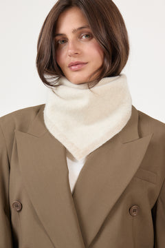 Triangle Scarf Small - Cream/Light Beige