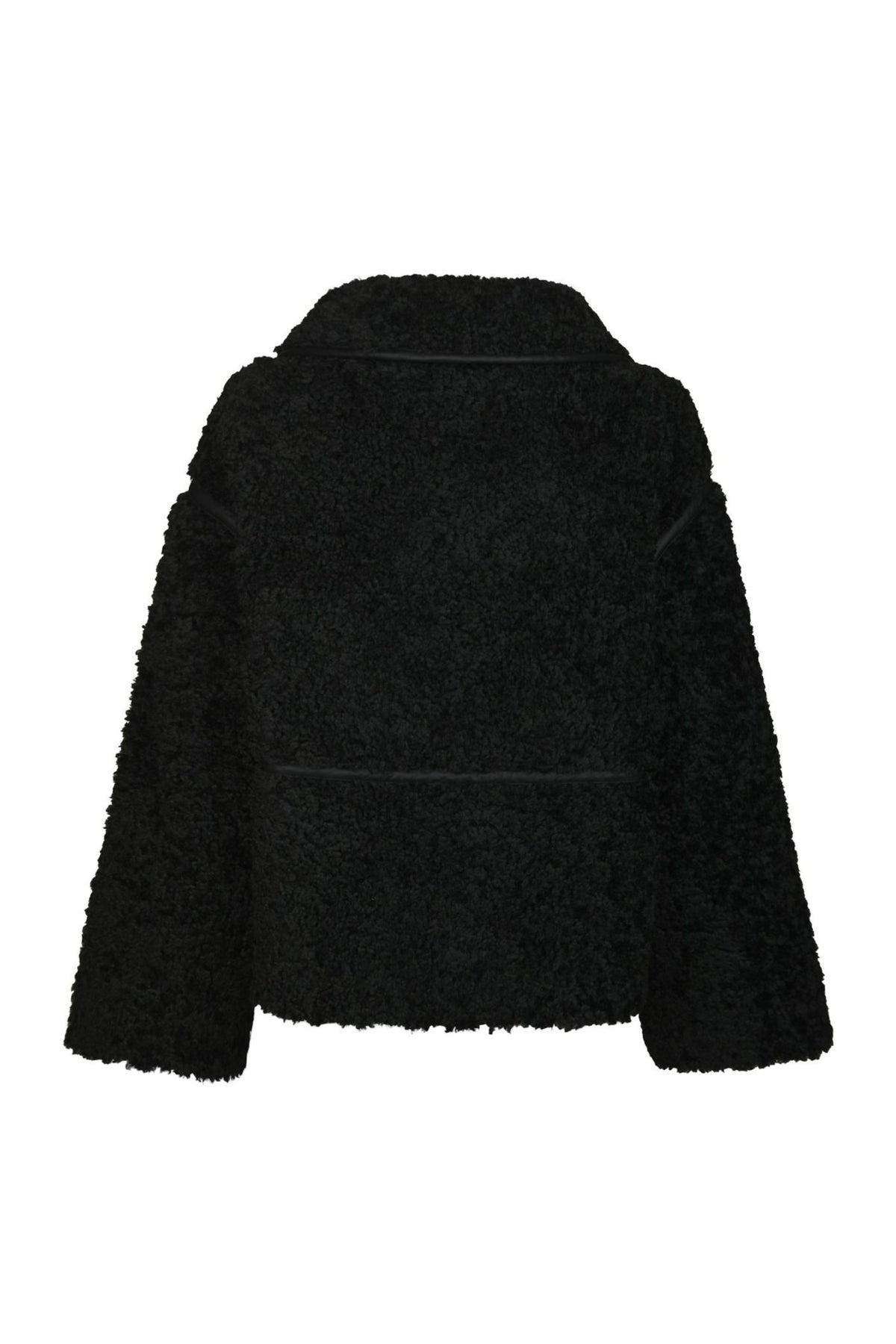 Castor Faux Fur Jacket - Black