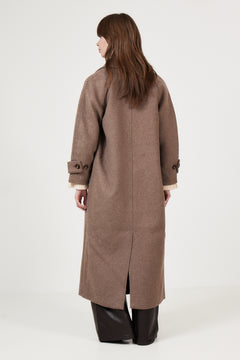 Keaton Wool Coat - Taupe