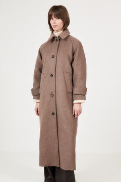 Keaton Wool Coat - Taupe