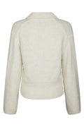 Ramera Fluffy Knit Cardigan - Off White
