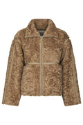 Nida Faux Fur Jacket - Taupe