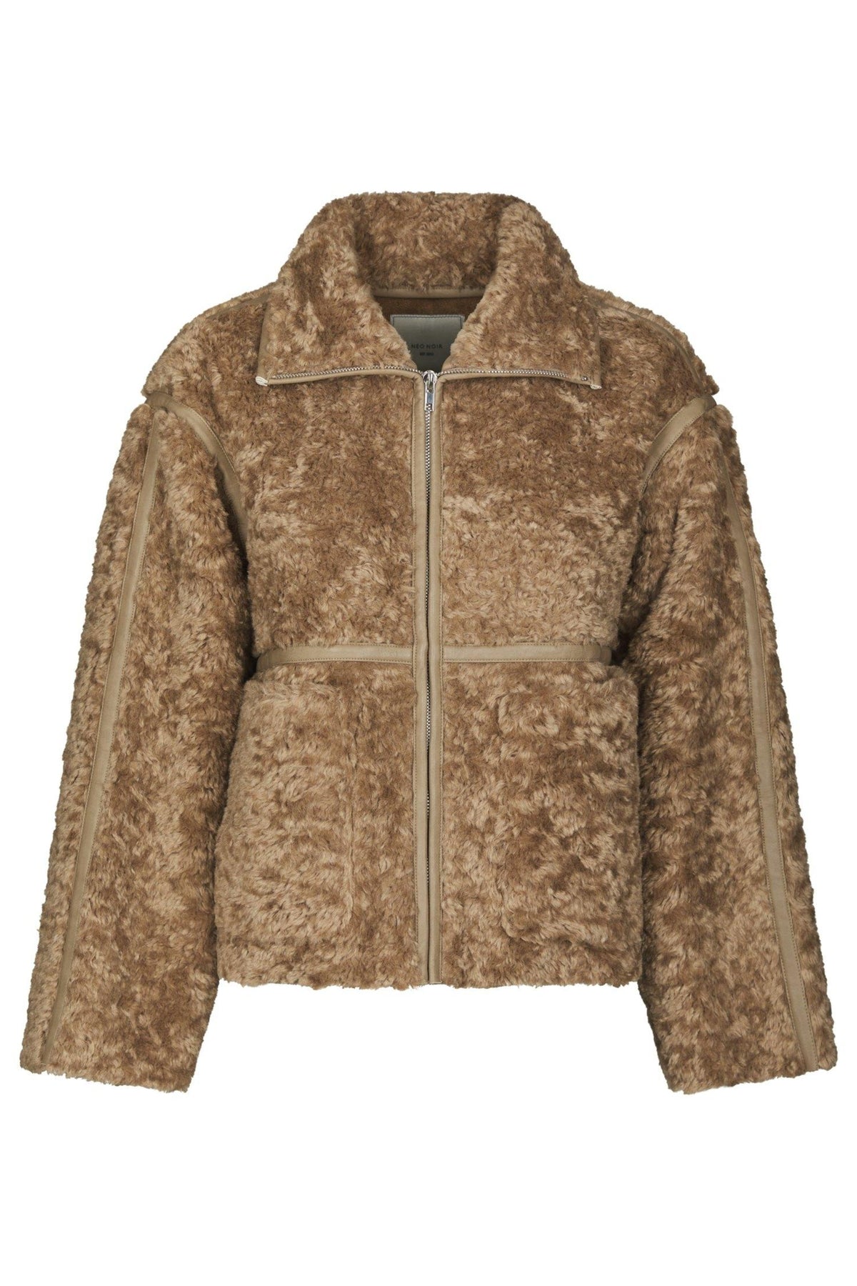 Nida Faux Fur Jacket - Taupe
