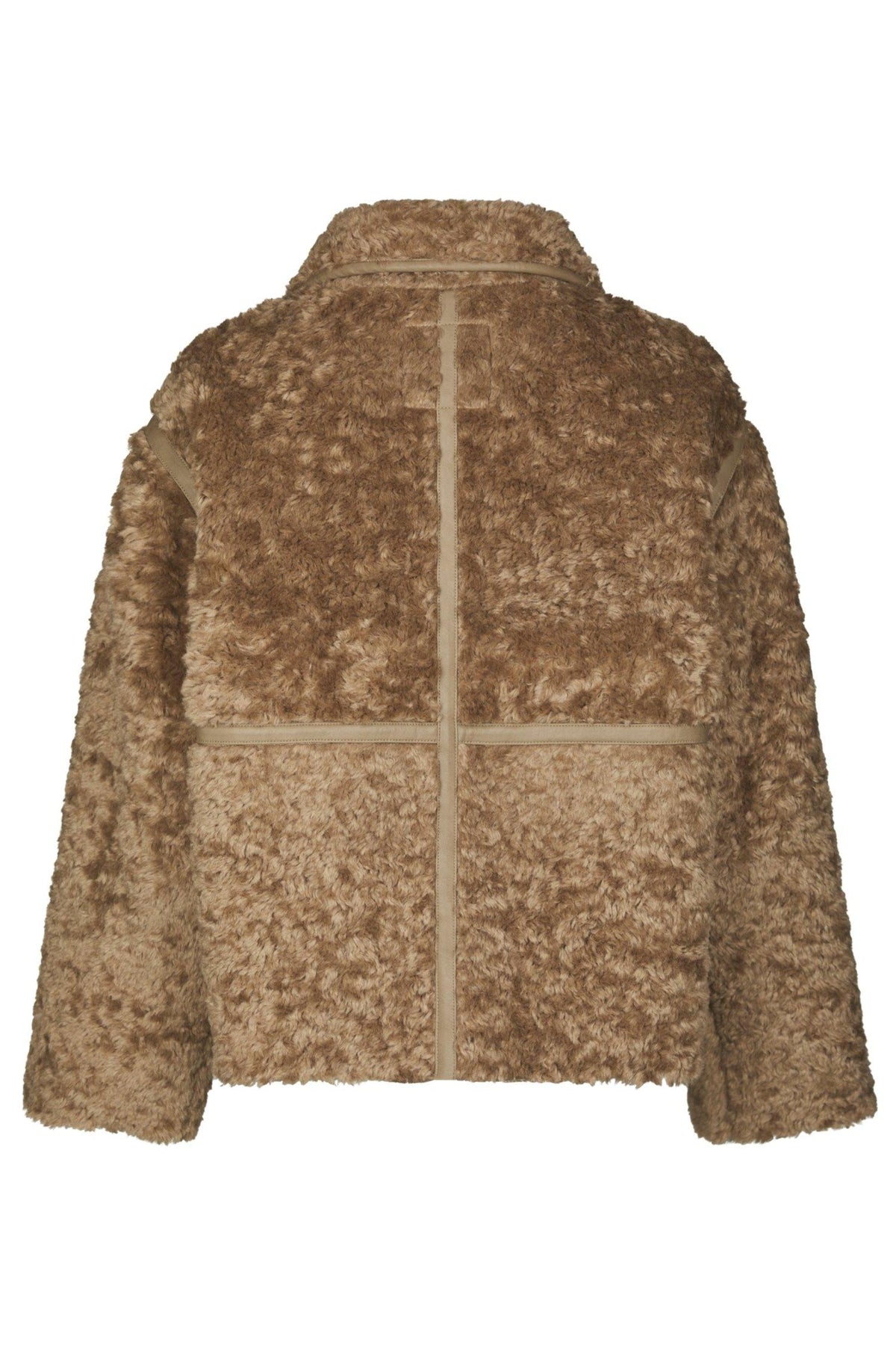 Nida Faux Fur Jacket - Taupe