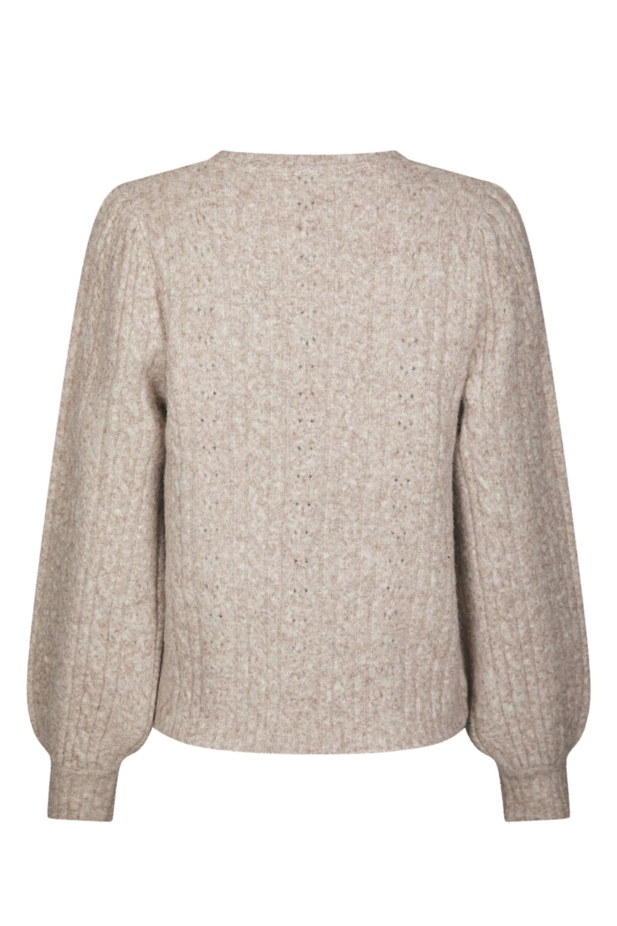Koteas Cable Knit Cardigan - Beige Melange