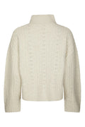 Anda Cable Knit Blouse - Ivory