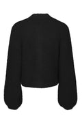 Gio Fluffy Knit Cardigan - Black