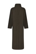 Marcel Mini Check Coat - Brown