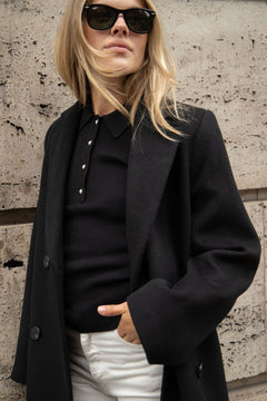Marit Wool Coat - Black