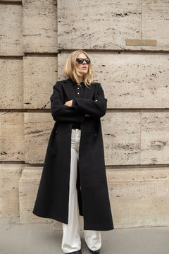 Marit Wool Coat - Black