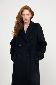 Marit Wool Coat - Black