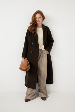 Marit Wool Coat - Brown