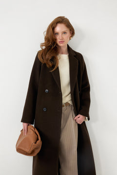 Marit Wool Coat - Brown