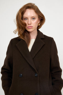 Marit Wool Coat - Brown