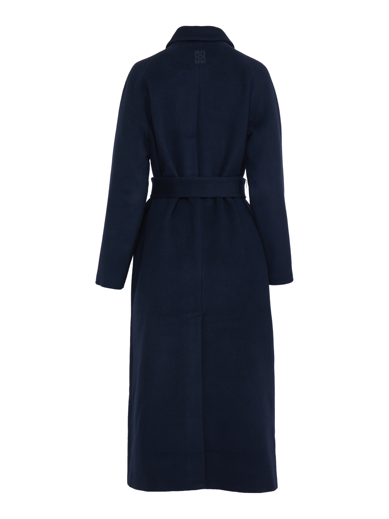 Augusta Maxi Wool Coat - Navy