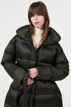 Whisper Down Coat - Dark Olive
