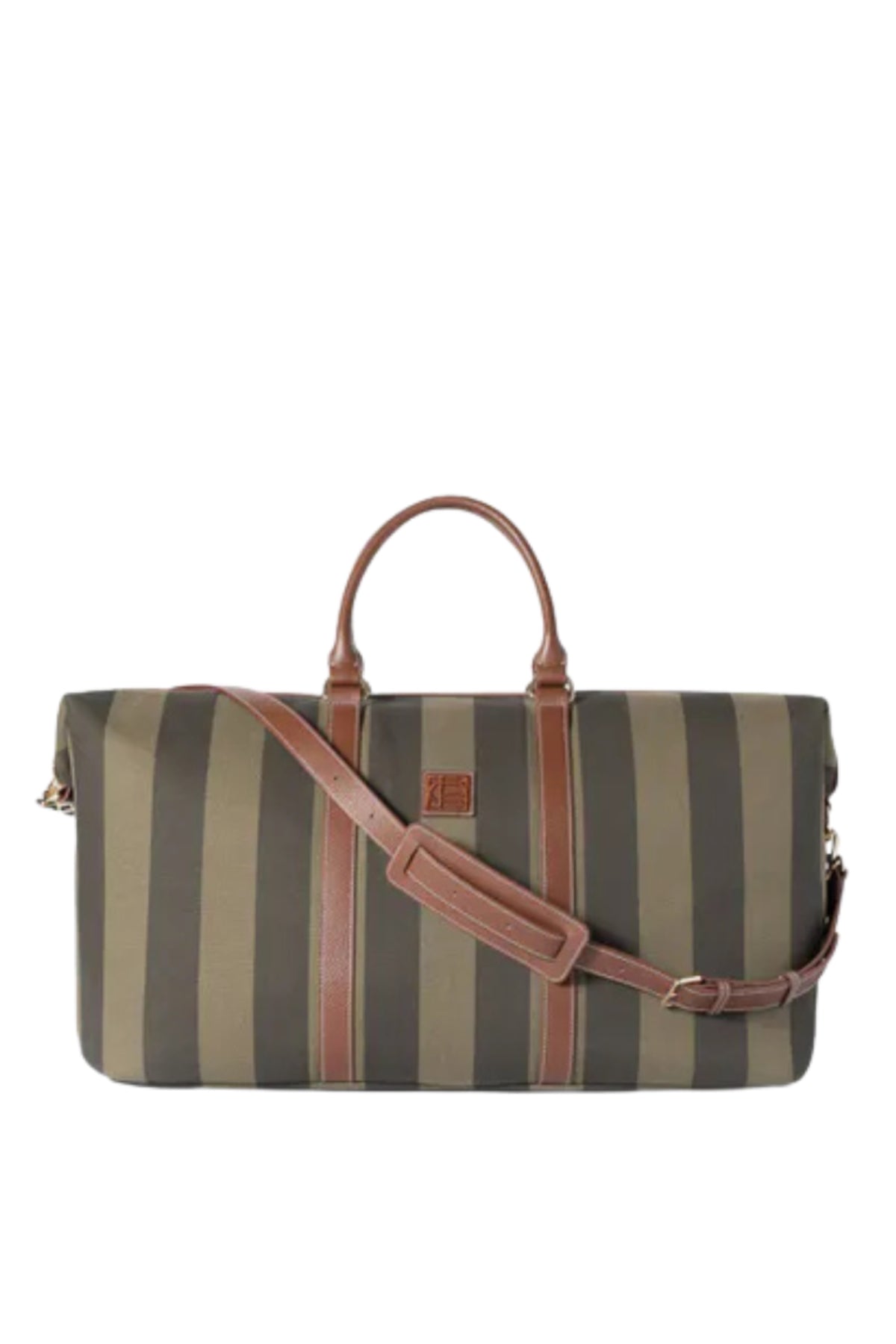 Marlowe Weekend Bag - Green Stripe