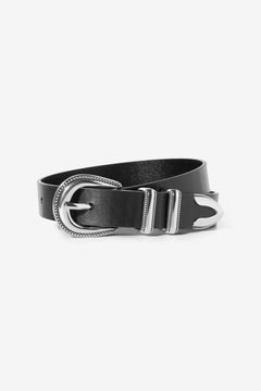 Aubrey Belt - Black Silver